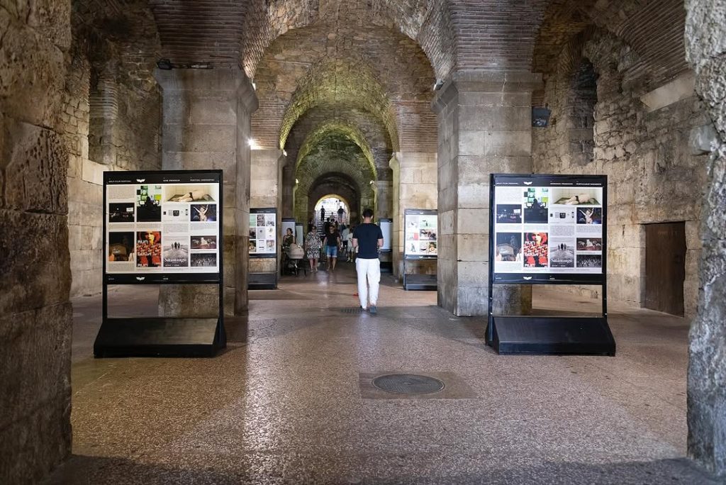 An exhibition of three decades of the Split Film Festival in the unique ambience of Diocletian’s Cellars!